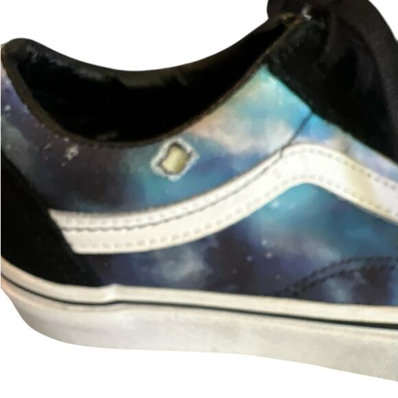 VANS Unisex Old Skool Galaxy and Black Skate Shoes Men Size 4.5 Women Size 6 - Picture 5 of 8